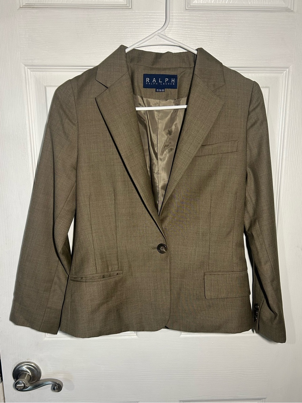 Ralph Lauren Women's  Earth Tones Single-Button Blazer Size Small-Medium 4-6 VTG